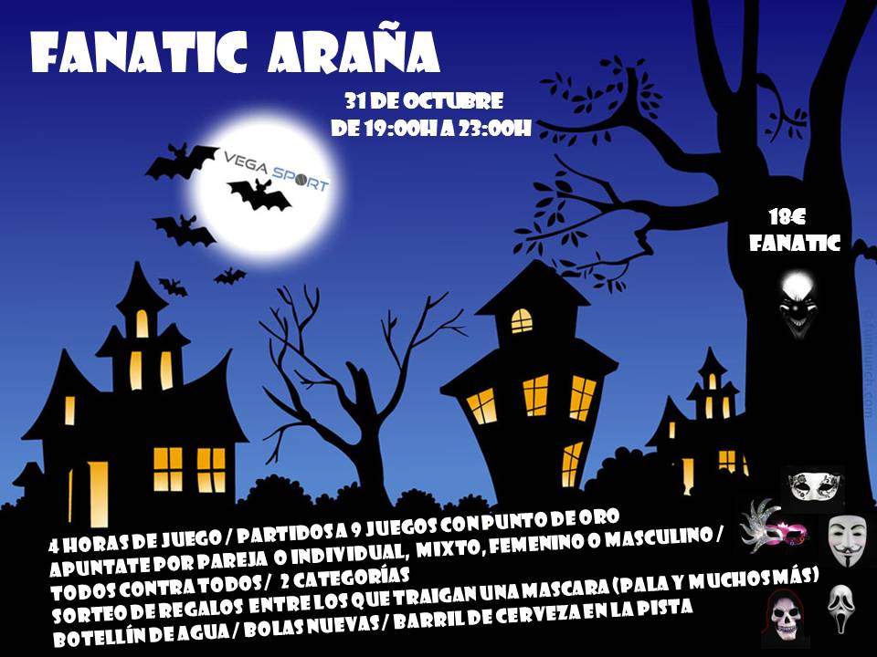 FANATIC ARAÑA HALLOWEEN